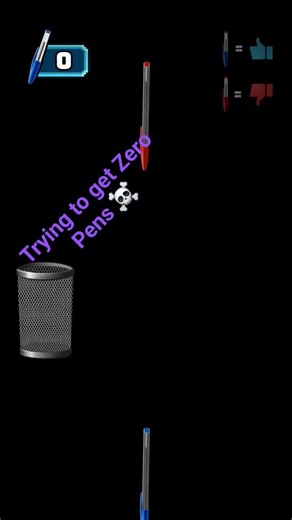 Pen game. Zero pens.