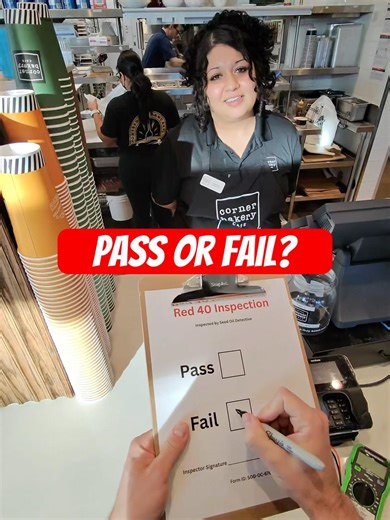 Did Corner Bakery Cafe FAIL the Red 40 Inspection? 😳 #shorts