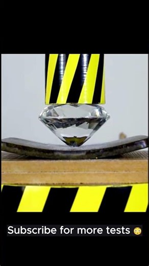 Glass diamond and titanium armor plate! Which Survives? #shorts