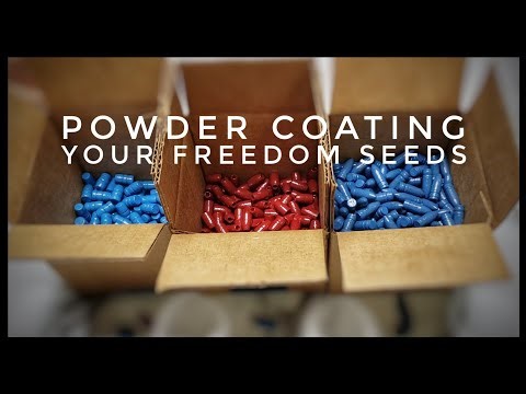 How To: Powder Coating Your Freedom Seeds - 3 Bullets - 2 Powders - Foil vs. Parchment?