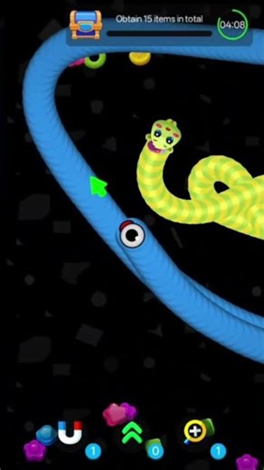 Pro snake battle gameplay 🐍💪🐍🔥#snakebattle#snakegame#gamingshorts#mobilegaming