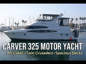 Carver 325 Motor Yacht – Spacious, Stylish & Weekend-Ready | South Mountain Yachts