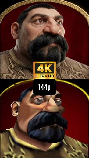 Warcraft III Frozen Throne 144p VS 4K #warcraft #wow #worldofwarcraft #144p #4k