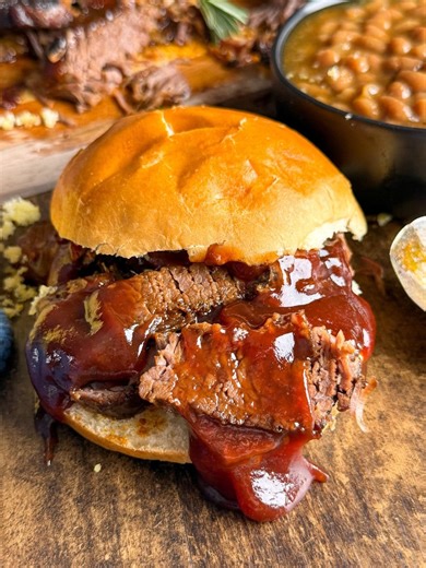 That splash of apple cider vinegar before the BBQ sauce? That’s the secret to this slow cooker beef brisket. It cuts the sweetness, tenderizes the brisket, and gives it that old-school smokehouse flavor you can’t fake. Sweet, smoky, tangy… all in one bite. Trust me — this one hits different. 🔥🥩 Link in first comment 👇 | Back To My Southern Roots