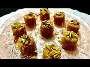 Shemai Barfi Sweet | Vermicelli Dessert With Condensed Milk | How To Make Shemai Vermicelli Dessert.