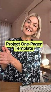 Project One-pager template