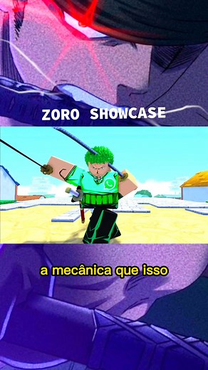 Zoro Showcase no Roblox: Ação e Habilidades Incríveis