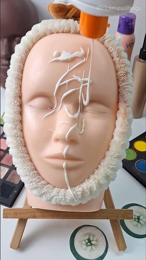 ASMR SPA on Mannequin🎭 (Part 1) #shorts #massage #asmrsleep