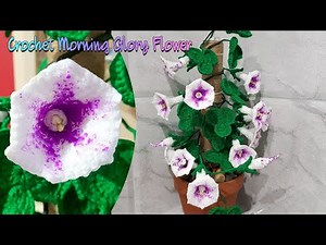 How to Crochet Morning Glory flower