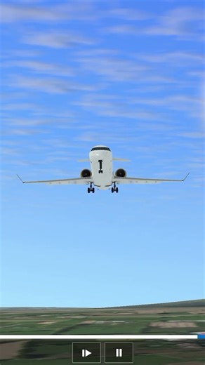 Crj-900 landing in Lampedusa