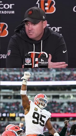 Zac Taylor UPSET with refs after Myles Garrett sack