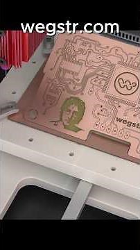 PCB milling and drilling #cnc #satysfying video