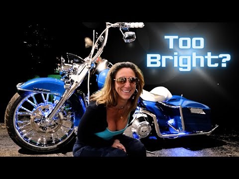 Harley Davidson LED UnderGlow Lighting Install