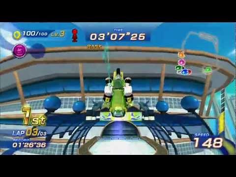 Sonic Free Riders: Dolphin Resort (Expert / Free Race) [1080 HD]
