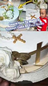 Learn How To Make A Sponge Cake At The Comfort Of Your Home Delicious #spongecake #ChimamandaDike