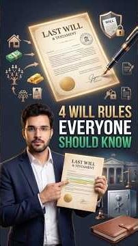 4 Will Rules Everyone Should Know? #finance #money #business #gkindia #basicgyaan