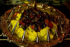 Blacker than Black. Black Beans, Tostones (plantains), and Guac Satan Would Be Proud Of Recite these incantations. If you like the videos, get the cookbook here: https://m.districtlines.com/Vegan-Black-Metal-Chef Here is a video description of the cookbook: https://youtu.be/KyavEzwJejQ | Vegan Black Metal Chef
