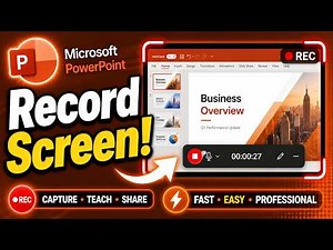 How to Insert Screen Recording in PowerPoint | Record Screen Easily