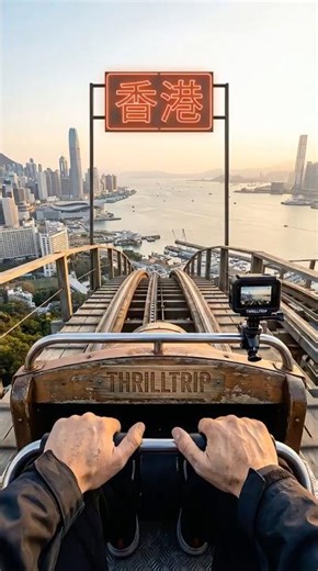 [香港 HONG KONG] 過山車環遊！從凌霄閣俯衝到維港煙火夜景 🔥 第一站全景 | Roller Coaster Around the World! Part 1: Hong Kong