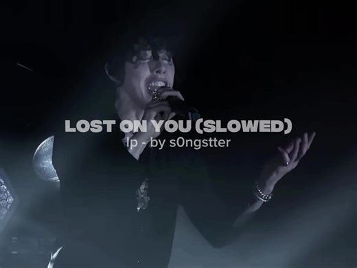 lost on you (remix) slowed #lyricsvideo #song #slowedsongs #remixsong