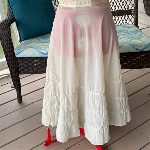 Vintage 1950s Petticoat With Tulle Ruffles--28" Waist - Etsy