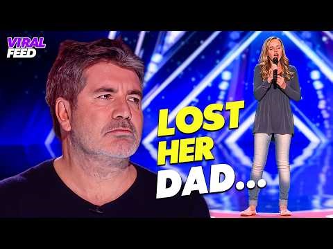 Her Dad Was at Her Audition...But Didn't Survive To See Her Last Song | AGT's Saddest Story
