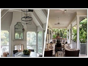 75 Traditional Wood Railing Porch Design Ideas You'll Love ➤