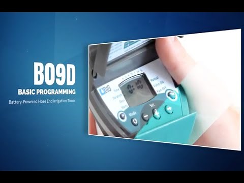 DIG B09D & B09DB Battery Operated Hose End Timers (Tap timers): Programming