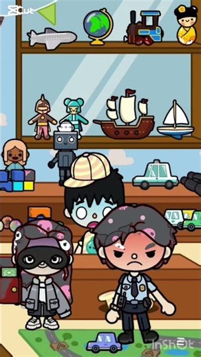 COP vs ROBBER: The Unexpected Plot Twist! 👮‍♂️💎 #pazu #tocaboca #tocaadventure #toca #tocalifе