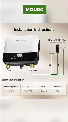 TOP—5. Best Mini Tankless Water Heaters (3.5 kW) 2025