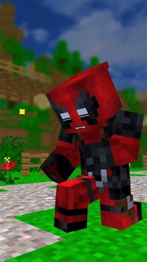 DEADPOOL vs BATMAN #minecraft #mineimator #gaming #minecraftbuilding