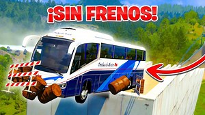 ¡BUS SIN FRENOS USA RAMPA DE FRENADO! | American Truck Simulator | Falex