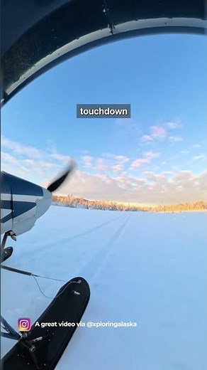 Aviation Snow Sensation! (Propeller Aircraft Lands with SKIS into Alaskan SNOW)