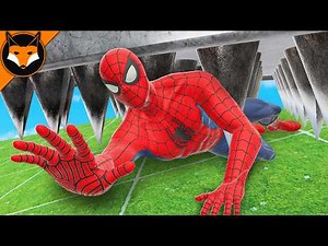 Testing Spiderman's Durability in Virtual Reality - Bonelab VR Mods
