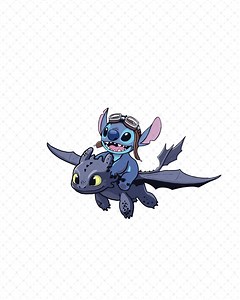 Stitch and Toothless Dragon Best Friends SVG PNG Clipart - Etsy Canada