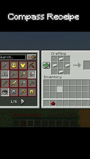 How to Craft a Compass in Minecraft 🧭