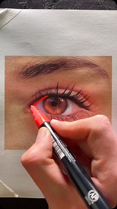 Easy Way To Draw An Eye #howtodraw #simpledrawing #asmr #art | Franciszek Bielak