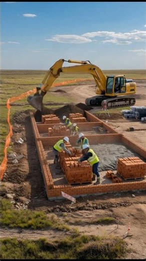 Building a House from Scratch in 45 Seconds (Timelapse)