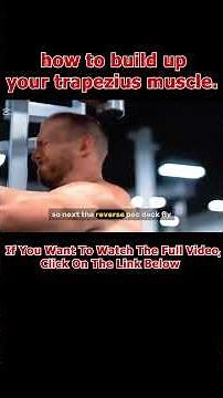 how to build up your trapezius muscle. #homeworkout #chest #musclebuilding