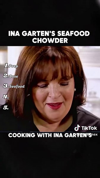 Ina Garten's Seafood Chowder #InaGarten #Cookies #Cooking #homecooking #cookingtiktok