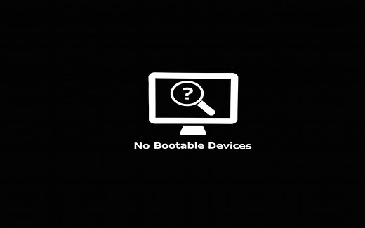 解决，开机报错，"no bootable devices" 或者“找不到启动设备”