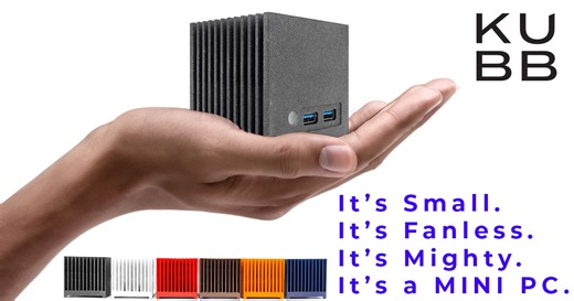 KUBB Mini 8x8cm Fanless Mini PC by BLEU JOUR - Indiegogo