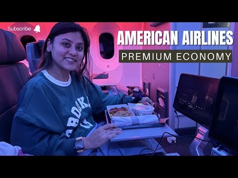 FIRST Time Flying to India in AA Premium Economy!Review & Experience| JFK to Delhi - Is It Worth It?