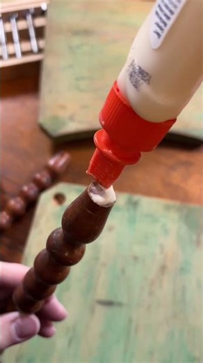 Reclaimed Wood & Spindle Shelf