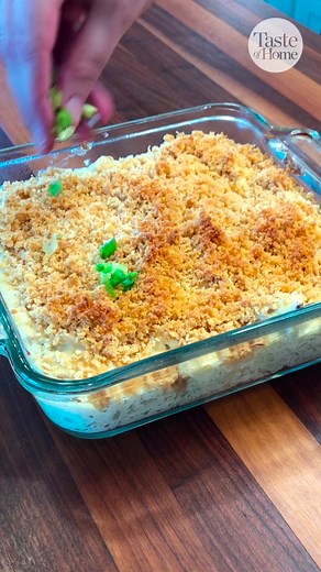 Everyone at the table will love this million-dollar chicken #casserole! Recipe is linked in the bio. #dinnerideas #dinnerrecipes #easydinner