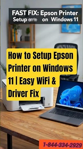 How to Setup Epson Printer on Windows 11 | Easy WiFi & Driver Fix #epsonprinter #epson #driver