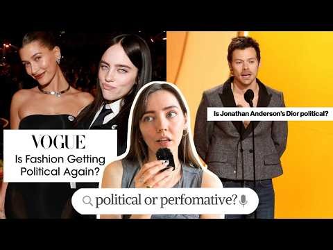 “fashion’s getting political again” - but is it, actually?