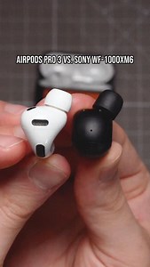 Which wireless earbud design do you think wins 🤔 the AirPods Pro 3 earbud shape still has that iconic stem, while the Sony WF-1000XM6 redesign is more oblong and has a cushy memory foam earbuds. AirPods Pro 3 vs. Sony WF-1000XM6... take your pick! 💬 #sonywf1000xm6 #airpodspro #comparison #wirelessearbuds #Tech | Tom's Guide