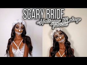 Scary Bride Halloween Makeup Tutorial 2021 | Naomi Amber