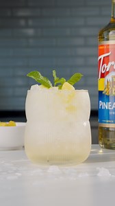 1.2K views · 30 reactions | Make Dry January delicious and save this refreshing Pineapple Apple Cider Vinegar Mocktail recipe     - 1 tbsp Torani Pineapple Syrup - 1 tbsp Lemon Juice - 1 tbsp Apple Cider Vinegar - Top with sparkling water - Garnish with frozen pineapple chunks and mint Grab a glass and fill with ice. Add Torani Pineapple, lemon juice, and apple cider vinegar. Top with sparkling water. Garnish with mint and frozen pineapple chunks, and enjoy! | Torani | Facebook
